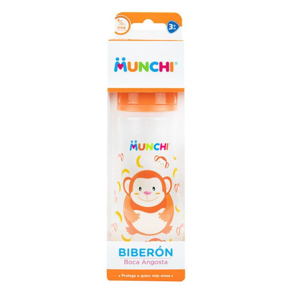 BIBERON MUNCHI BOCA ANGOSTA 8 OZ