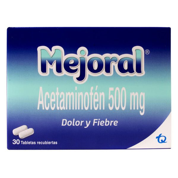 MEJORAL 500 MG CAJA X 30 TABS