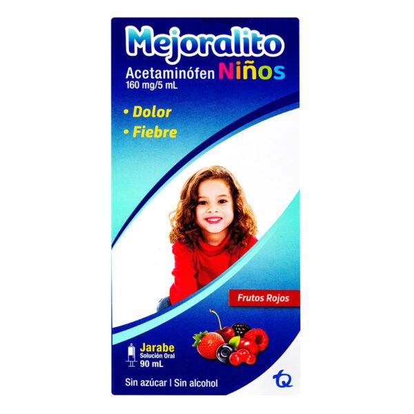 MEJORAL NIÑOS FCO X 90 ML JBE