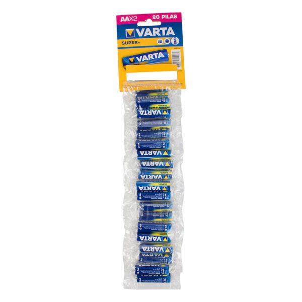 PILA VARTA CARBON AA TIRA 20 UND