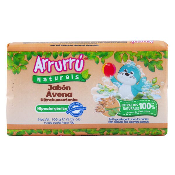 Jabón Arrurru Naturals Con Avena 100 Gr