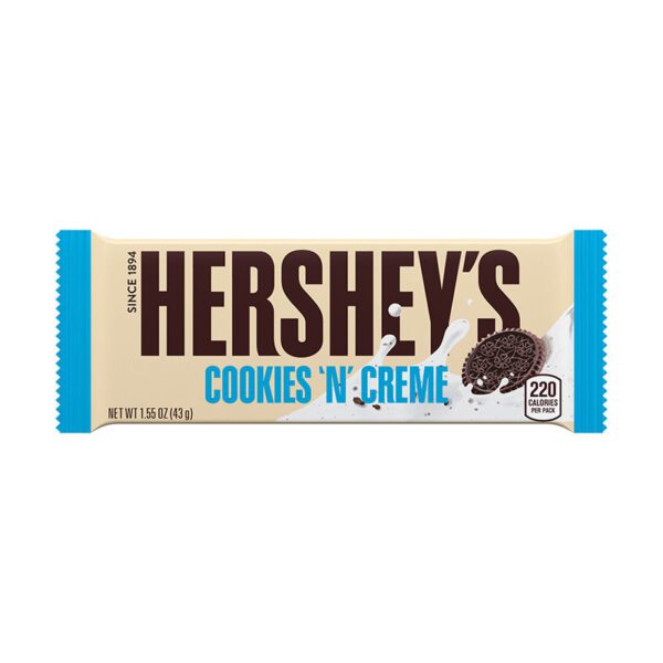 CHOCOLATINA HERSHEYS BLANCA 43 GR 12 UND