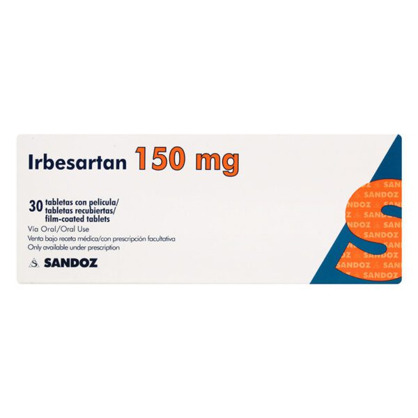 IRBESARTAN 150 MG 30 TABLETAS SZ(M)18540
