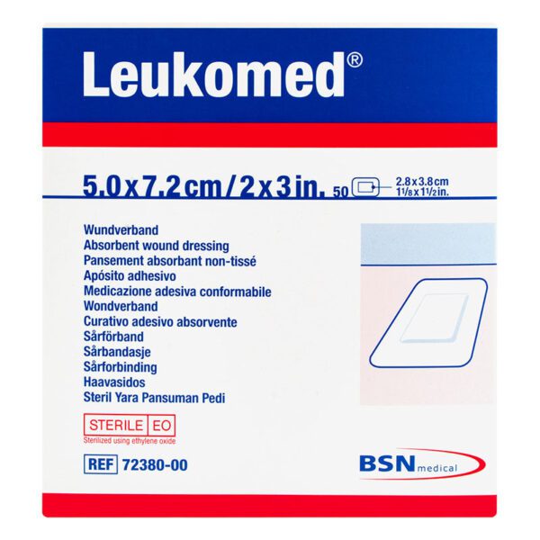 APOSITOS LEUKOMED 5 X 7.2 X 50 UND
