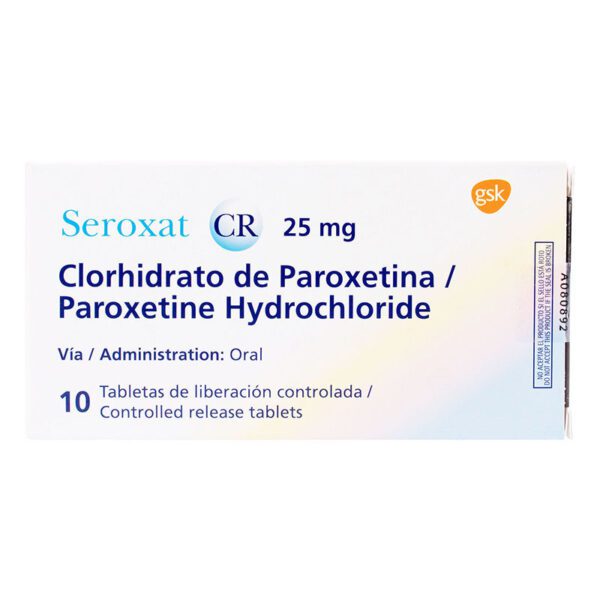 SEROXAT CR 25 MG 10 TABLETAS (3%+)(PAE)