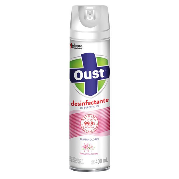 DESINF.OUST FLORAL SPRAY 400 ML.