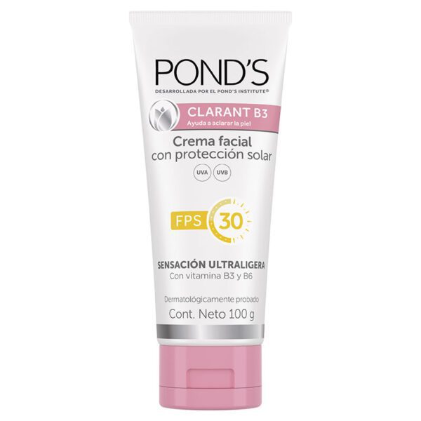 CREMA PONDS CLARANT B3 FPS30 100 GRAMOS