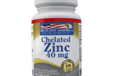 Chelated Zinc 40 Mg 100 Tabletas
