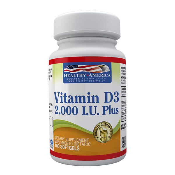 VITAMIN D3 2000 IU 100 SOFTGELS IVA