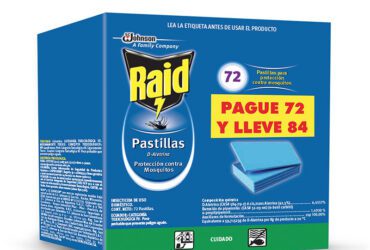 RAID PASTILLAS 72 UND GTS 12 PASTILLAS