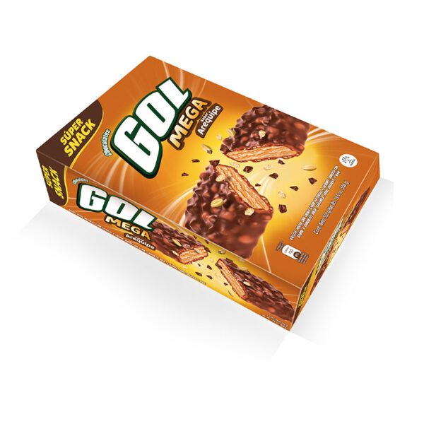 Chocolatina Gol Mega Arequipe 8 Unidades