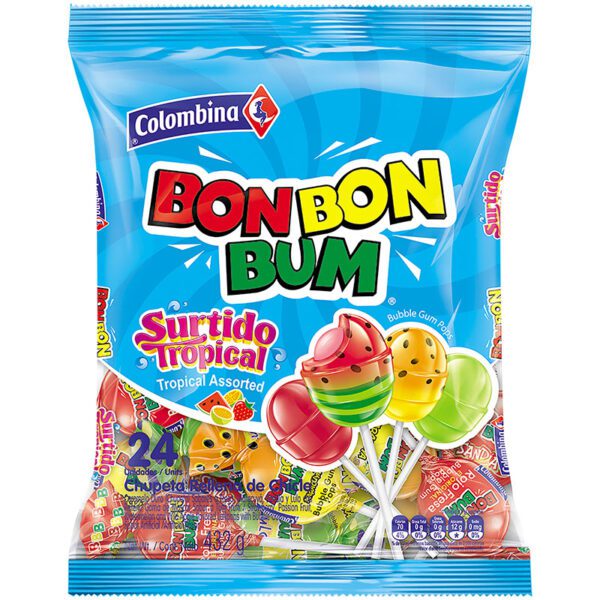 Bon Bon Bum Tropical Splash 24 Unidades
