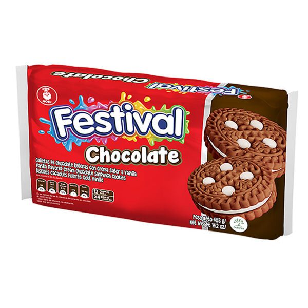Galletas Festival Chocolate 12 Paquetes