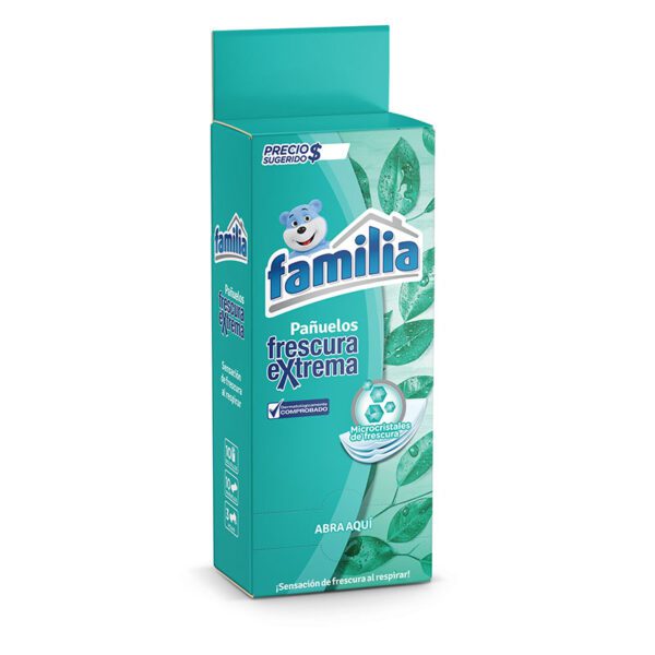 PANUELOS FAMILIA BOLSILLO MENTOL DISP.10
