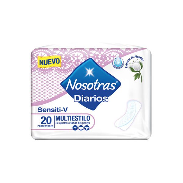 PROT.NOSOTRAS DIARIOS SENSITI-V 20 UND