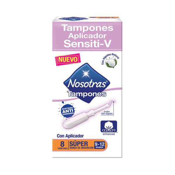 TAMP.NOSOTRAS C.APLI. SENSITI-V SUP.8UND
