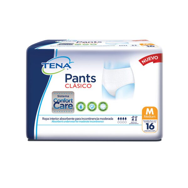 TENA PANTS CLASICO MEDIUM  16 UND
