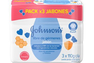 3 JABON JJ BABY LIBRE GERMENES 110 GR