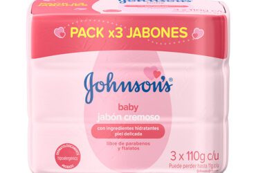 3 JABON JJ BABY HUMECTANTE 110 GR
