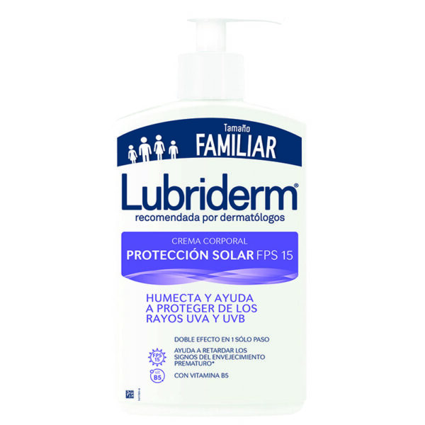 LUBRIDERM LOC.UV 15 CON VALVULA 750 ML