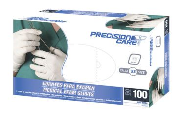 GUANTE DESECH.PRECISION LATEX 100 UND XS