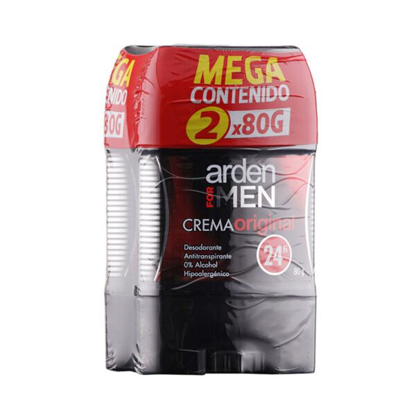 2 Desodorantes Arden For Men Original Crema 80 Gr Mc