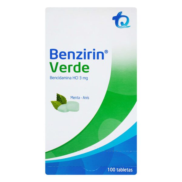 BENZIRIN VERDE 100 PASTILLAS (A)