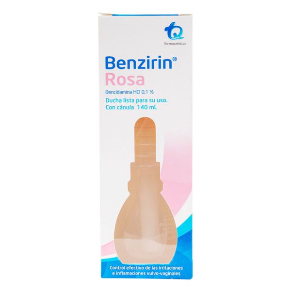 BENZIRIN ROSA DUCHA VAGINAL CANULA 140ML