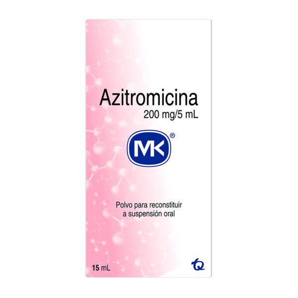 AZITROMICINA 200 MG SUSPENSION 15 ML MK