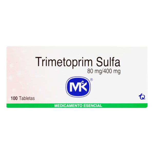 Trimetoprim Sulfa 80-400 100 Tabletas Mk