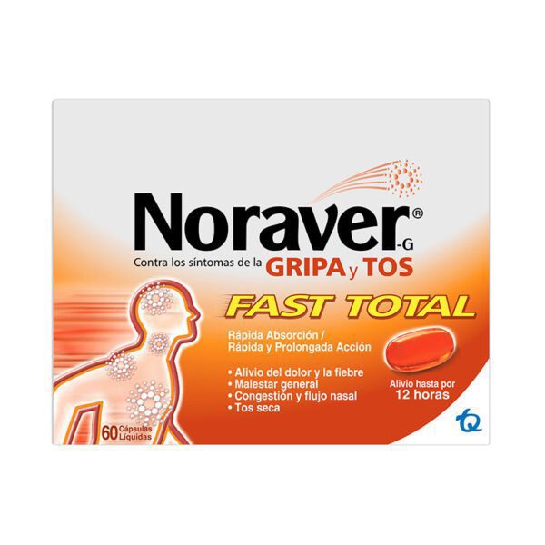 NORAVER GRIPA FAST TOTAL 60 CAPSULAS(A)
