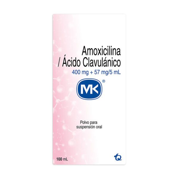 AMOXICILIN 400 MG+A.CLAV 57 MG 100 ML MK