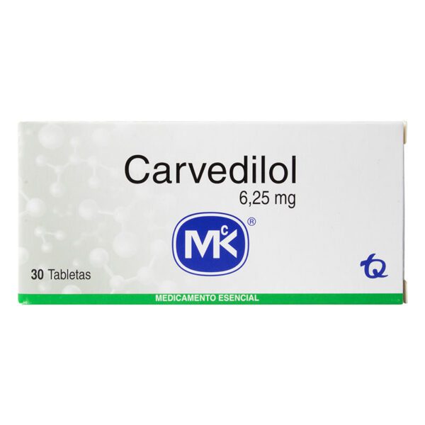CARVEDILOL 6.25 MG 30 TBS MK(M)7410