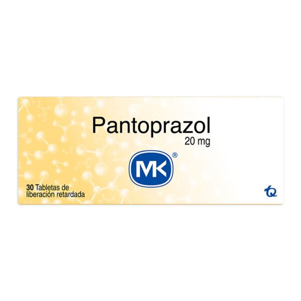 PANTOPRAZOL 20 MG 30 TABLETAS MK