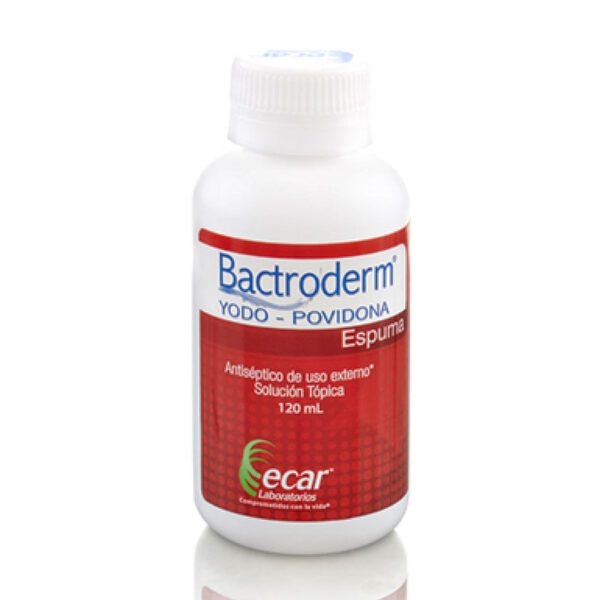 BACTRODERM ESPUMA FCO X 120 ML