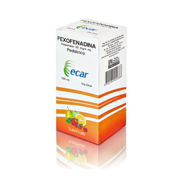 FEXOFENADINA 30Mg/5ML JARABE 150 ML ECA