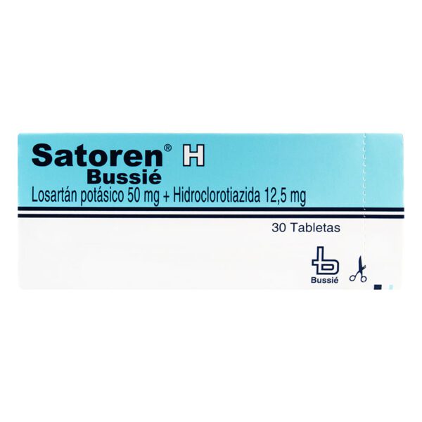 Satoren H 50/12.5Mg 30 Tabletas (A)(Pdb(3%+)(Pae)
