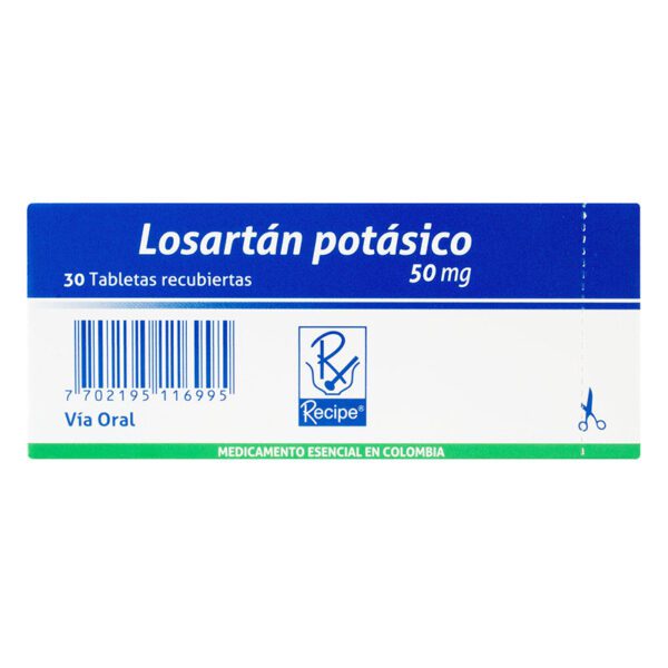 LOSARTAN 50 MG 30 TBS RC