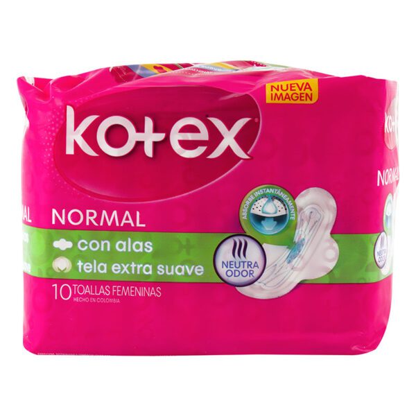 TOA.KOTEX NORMAL TELA 10 UND