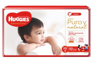 PAN.HUGGIES NAT.CAR.UNISEX XG ET4 50 UND