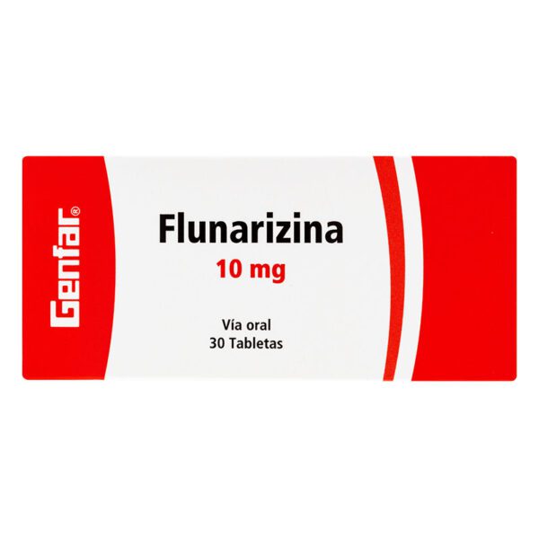 FLUNARIZINA 10 MG 30 TABLETAS GF
