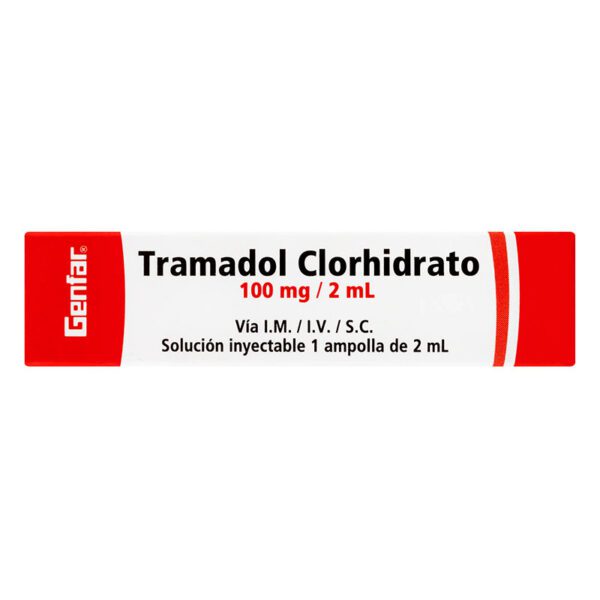 TRAMADOL 100 MG AMPOLLA GF