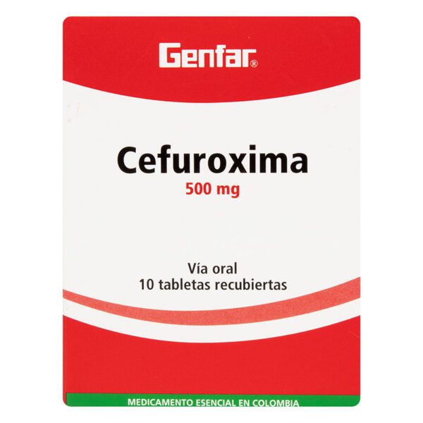 CEFUROXIMA 500 MG 10 TBS GF(P)38400