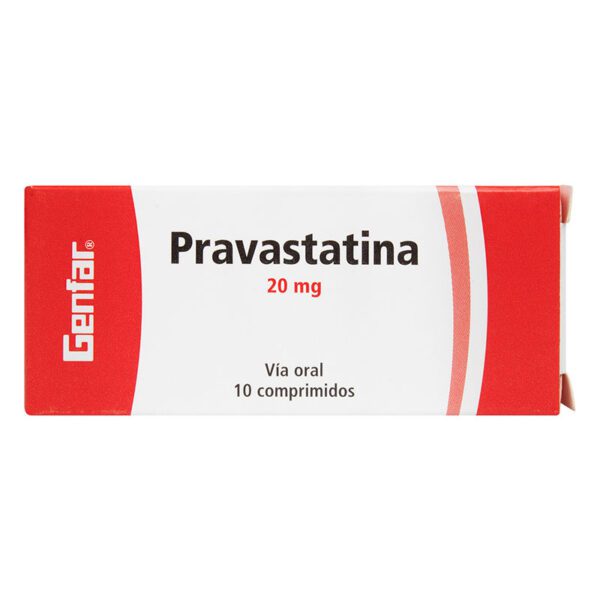 PRAVASTATINA GF 20 MG CAJA X 10 COMPS