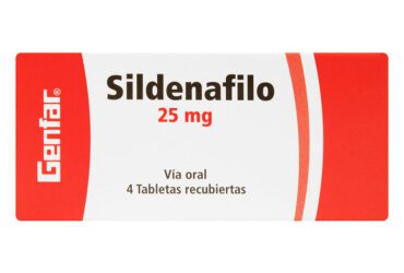 SILDENAFIL 25 MG 4 TABLETAS GF