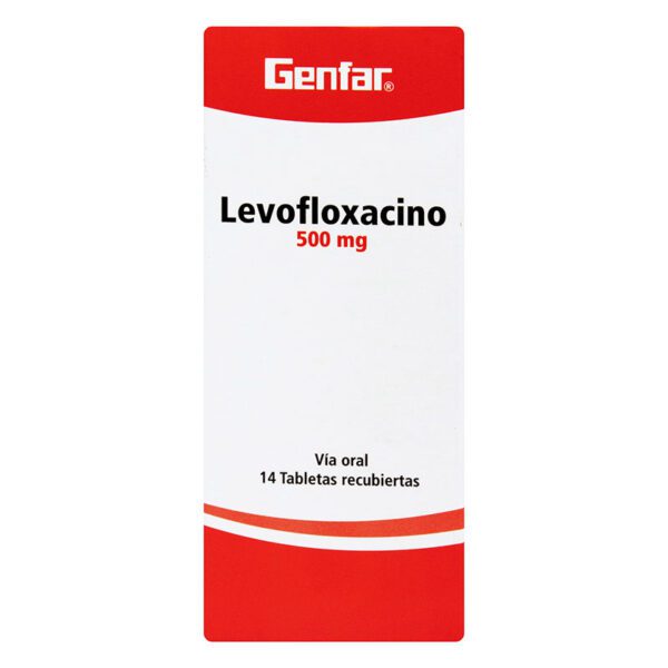 LEVOFLOXACINO 500 MG 14 TABLETAS GF