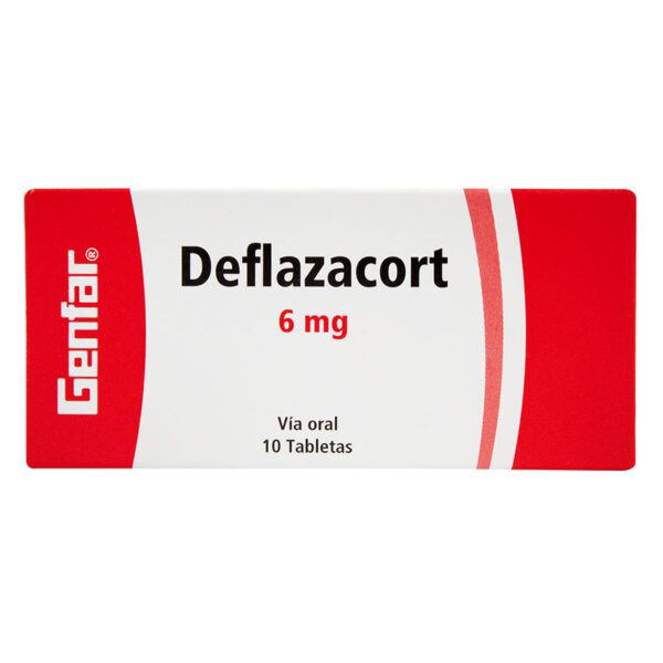 DEFLAZACORT 6 MG 10 TABLETAS GF