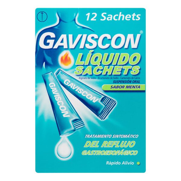 GAVISCON SUSPENSION MENTA 10 ML X 12 UND