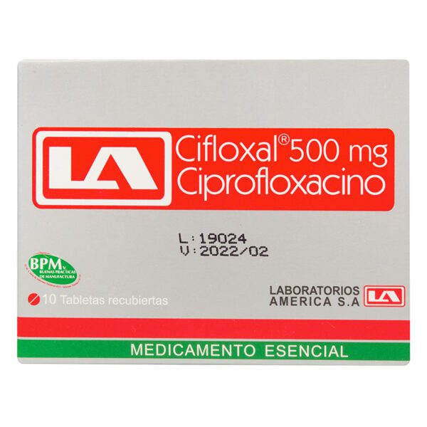 CIFLOXAL 500 MG 10 TBS LA