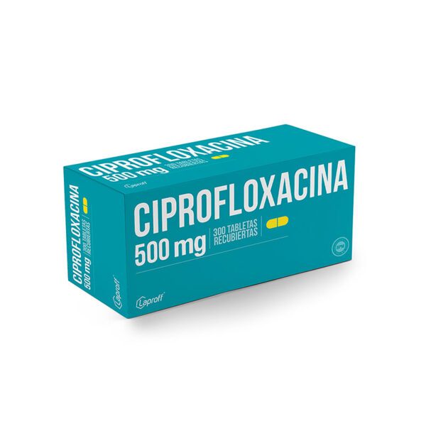 CIPROFLOXACINA 500 MG 300 TABLETAS LP (T